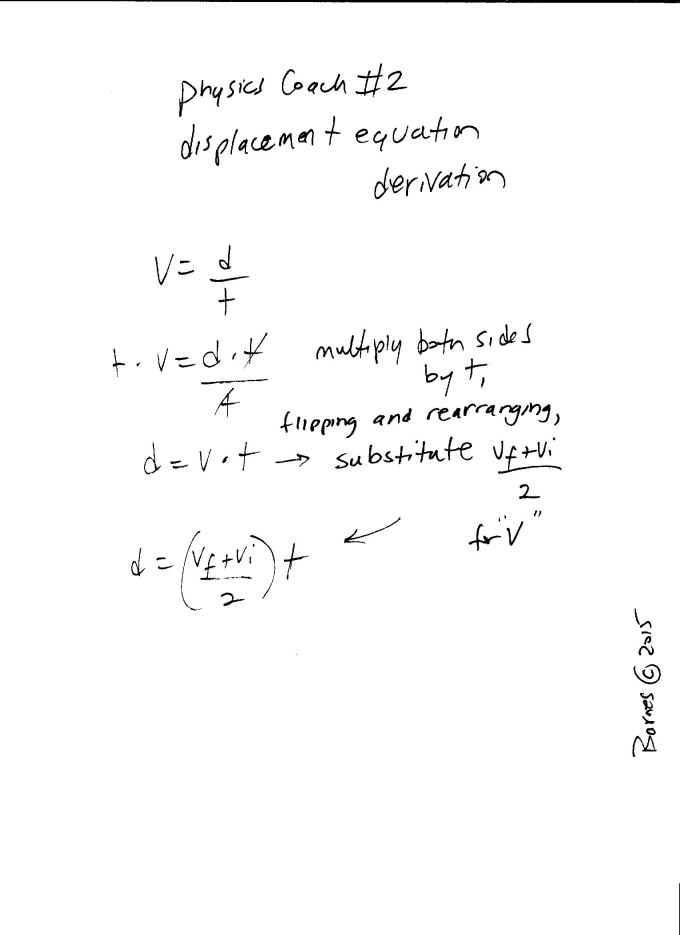 kinematics physics coach number 2 001