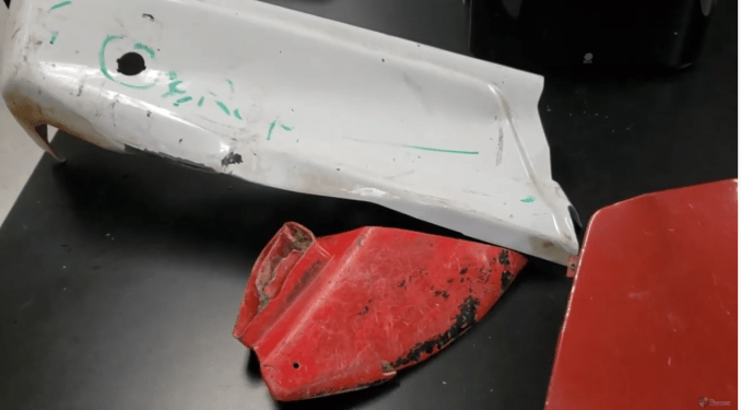 forensics paint chip analysis bumpers