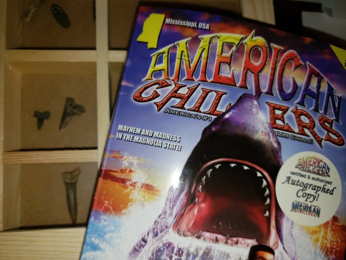 MS Megalodon book and teeth