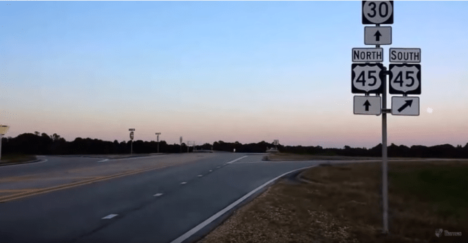 Fossil site located just north of where highway 30 crosses 45 in Northeast Mississippi