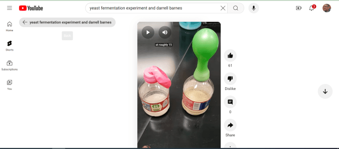 yeast fermentation activity bottles